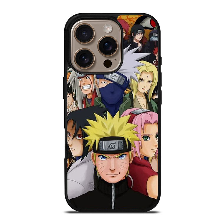 NARUTO ALL CHARACTERS ANIME 2 iPhone 16 Pro Case Cover