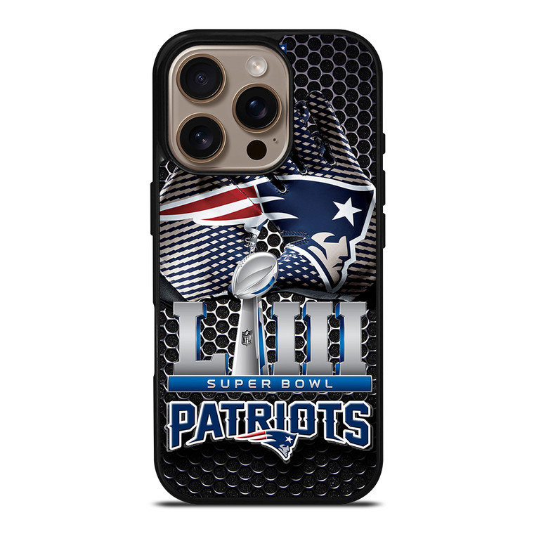 NEW ENGLAND PATRIOTS LIII CHAMP iPhone 16 Pro Case Cover