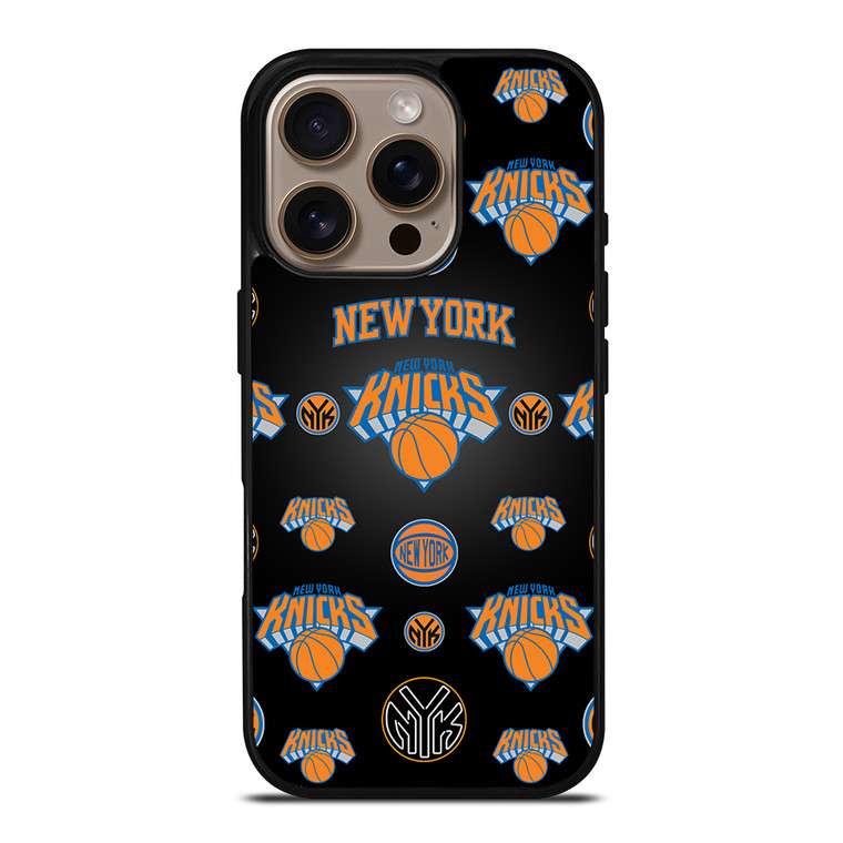 NEW YORK KNICKS PATTERN iPhone 16 Pro Case Cover