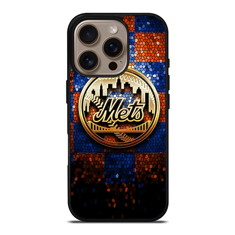 NEW YORK METS GOLD LOGO iPhone 16 Pro Case Cover