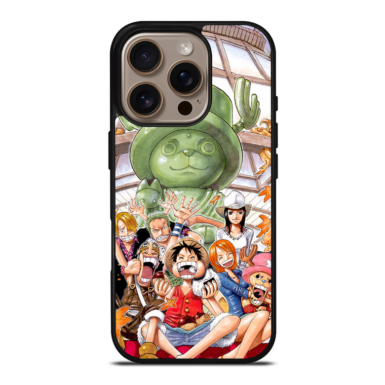 ONE PIECE LUFFY FRIENDS iPhone 16 Pro Case Cover