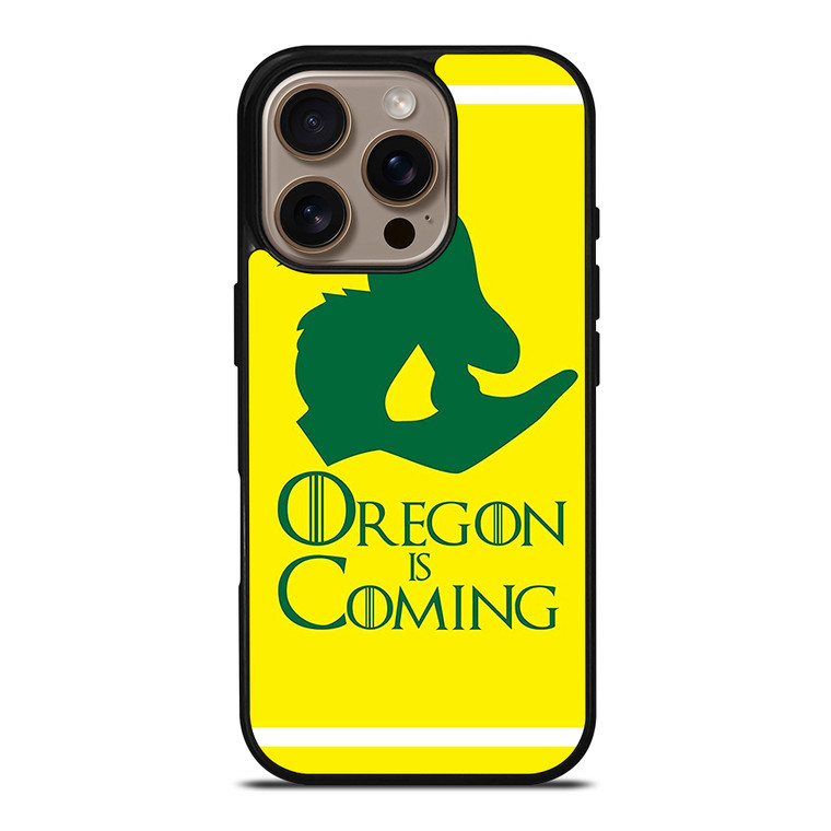 OREGON DUCKS MIGHTY OREGON iPhone 16 Pro Case Cover