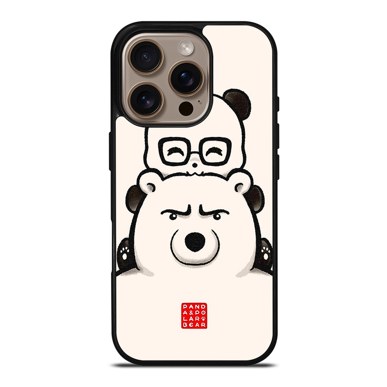 PANDA AND POLAR BEAR iPhone 16 Pro Case Cover