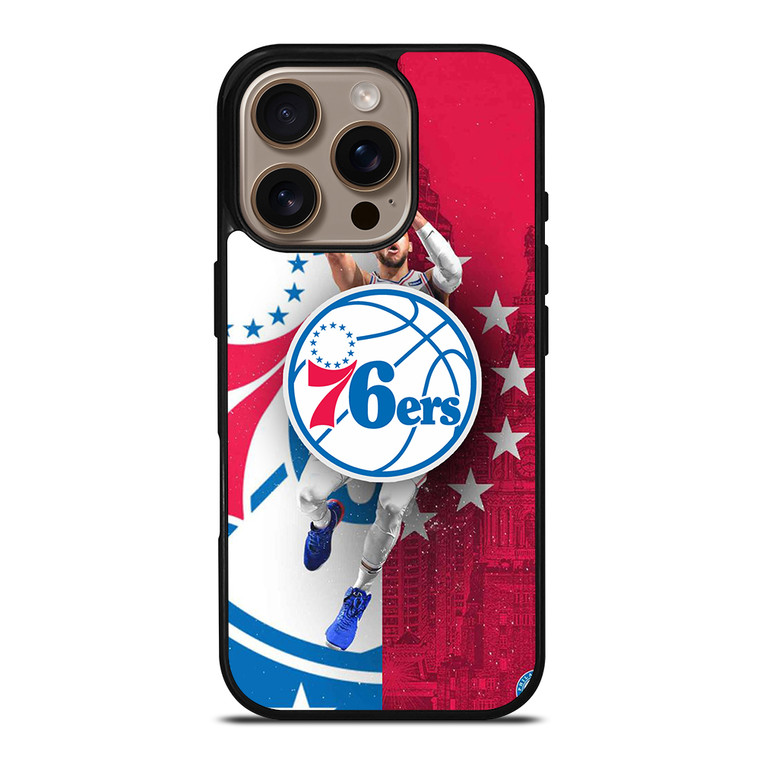 PHILADELPHIA 76ERS NBA iPhone 16 Pro Case Cover PHILADELPHIA 76ERS NBA iPhone 16 Pro Case Cover