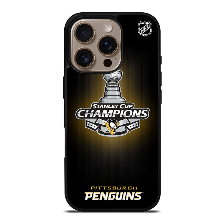 PITTSBURGH PENGUINS STANLEY CHAMPIONS iPhone 16 Pro Case Cover
