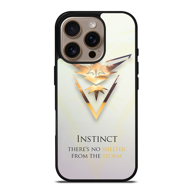 POKEMON GO TEAM INSTINCT 2 iPhone 16 Pro Case Cover