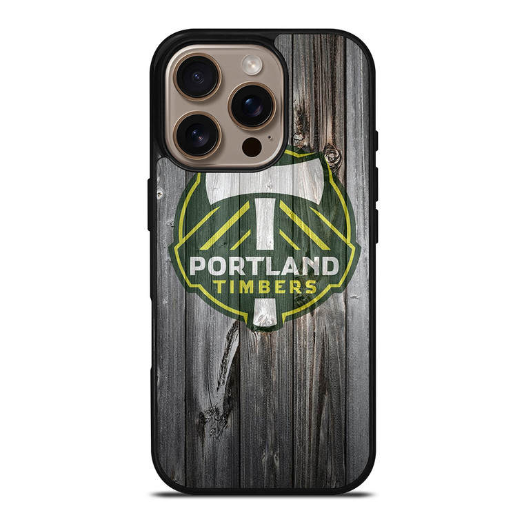 PORTLAND TIMBERS WOODEN iPhone 16 Pro Case Cover