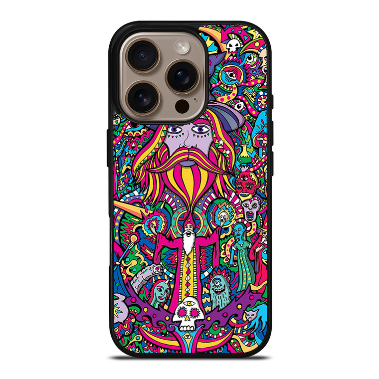 PSYCHEDELIC VISUALS WIZARD iPhone 16 Pro Case Cover PSYCHEDELIC VISUALS WIZARD iPhone 16 Pro Case Cover