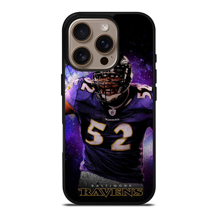 RAY LEWIS 52 RAVENS iPhone 16 Pro Case Cover