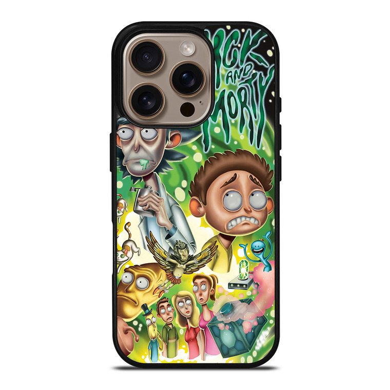RICK AND MORTY ART 1 iPhone 16 Pro Case Cover