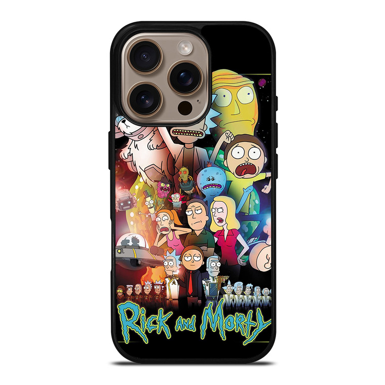 RICK AND MORTY COLLAGE NEW iPhone 16 Pro Case Cover