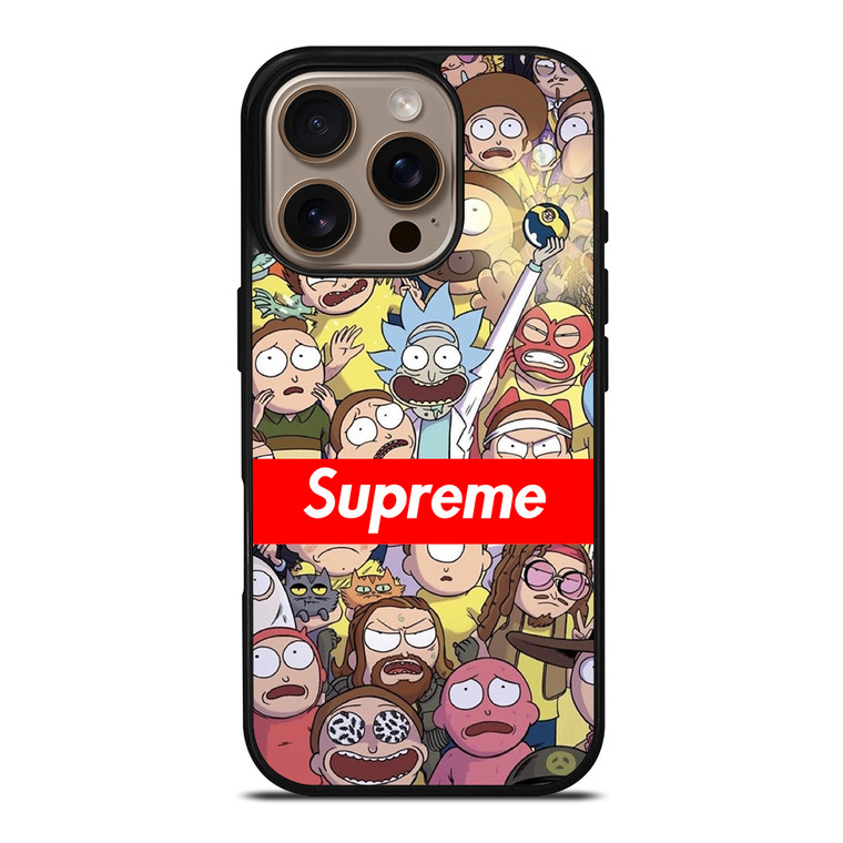 RICK AND MORTY COLLAGE iPhone 16 Pro Case Cover