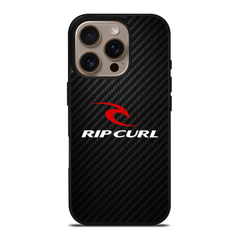 RIPCURL CARBON LOGO iPhone 16 Pro Case Cover