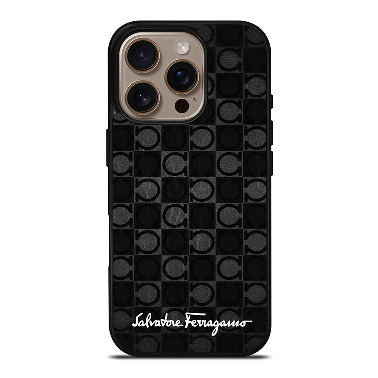 SALVATORE FERRAGAMO LOGO iPhone 16 Pro Case Cover