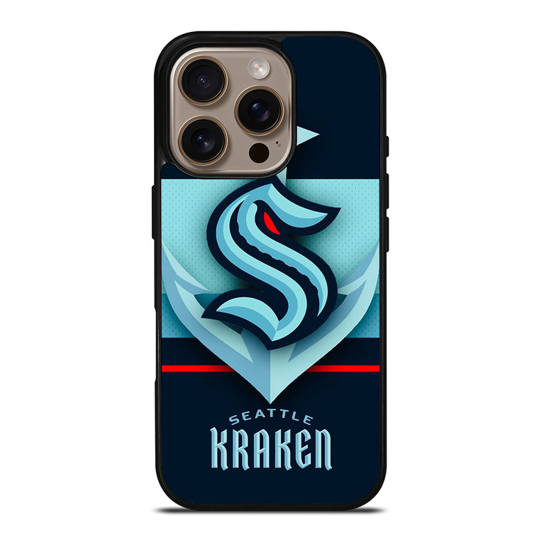 SEATTLE KRAKEN NHL LOGO iPhone 16 Pro Case Cover