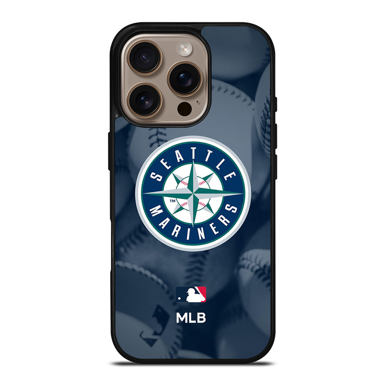 SEATTLE MARINERS MLB LOGO iPhone 16 Pro Case Cover SEATTLE MARINERS MLB LOGO iPhone 16 Pro Case Cover