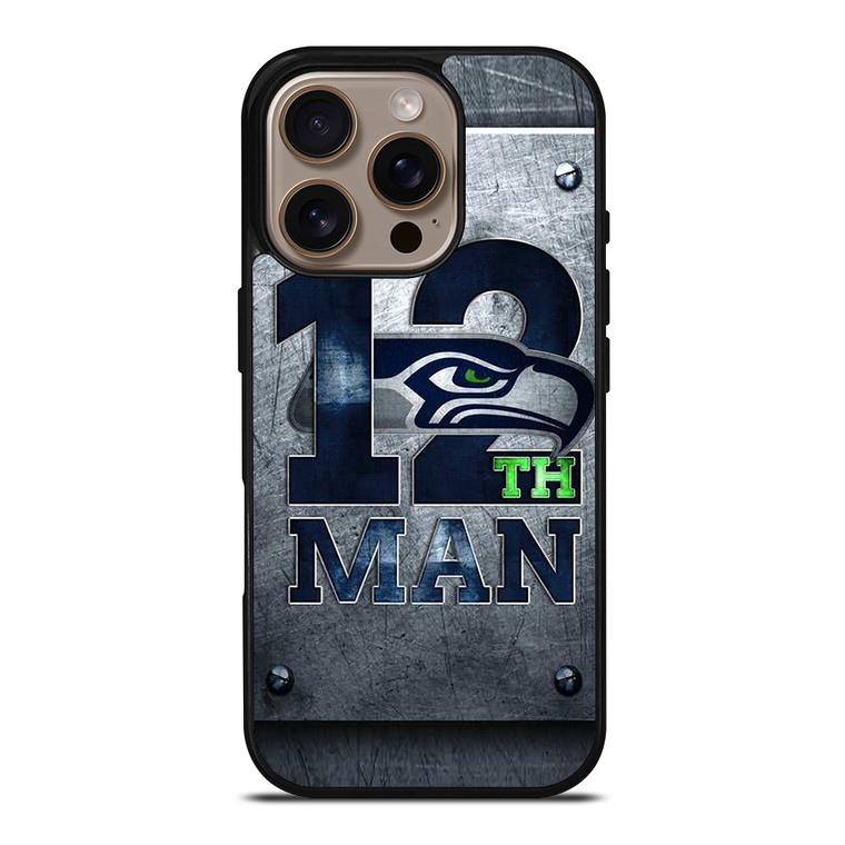 SEATTLE SEAHAWKS 12TH MAN iPhone 16 Pro Case Cover