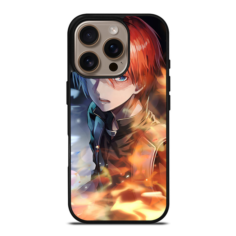 SHOTO TODOROKI FACE MY HERO ACADEMIA iPhone 16 Pro Case Cover