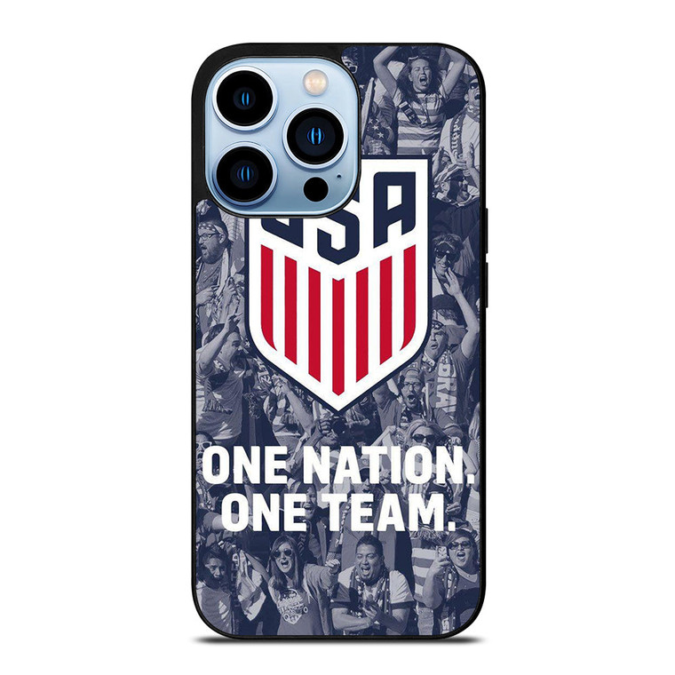 USA SOCCER TEAM ONE NATION ONE TEAM iPhone 13 Pro Max Case Cover