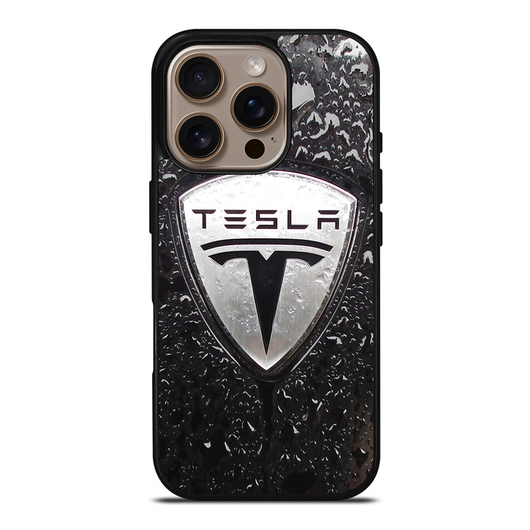 TESLA RAINDROP LOGO iPhone 16 Pro Case Cover