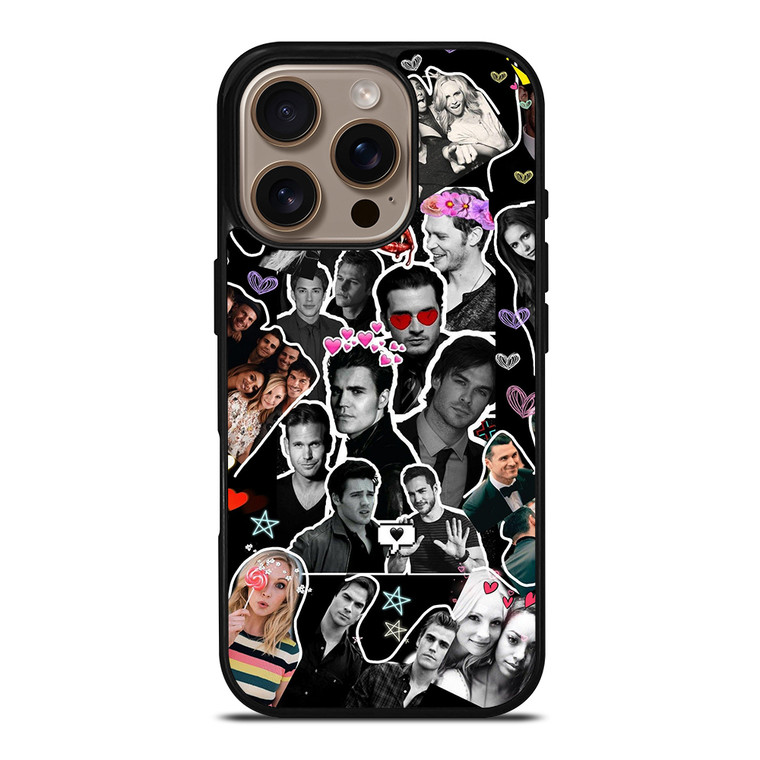 THE VAMPIRE DIARIES COLLAGE iPhone 16 Pro Case Cover