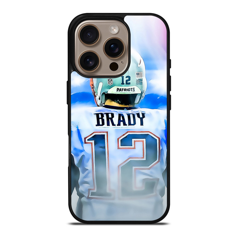 TOM BRADY 12 iPhone 16 Pro Case Cover