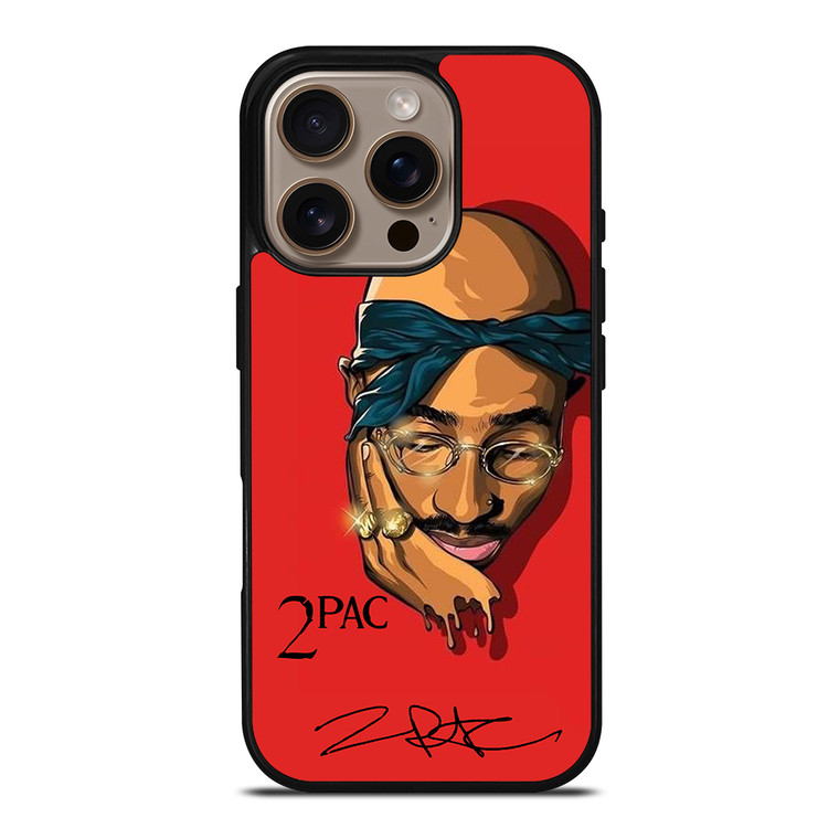 TUPAC 2PAC RAPPER 3 iPhone 16 Pro Case Cover