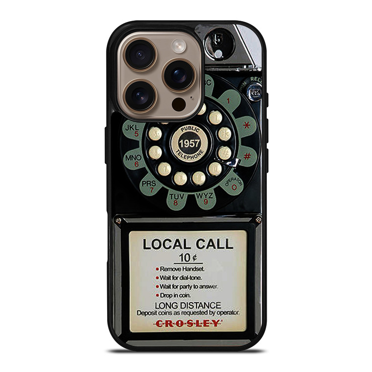 VINTAGE RETRO PAYPHONE iPhone 16 Pro Case Cover