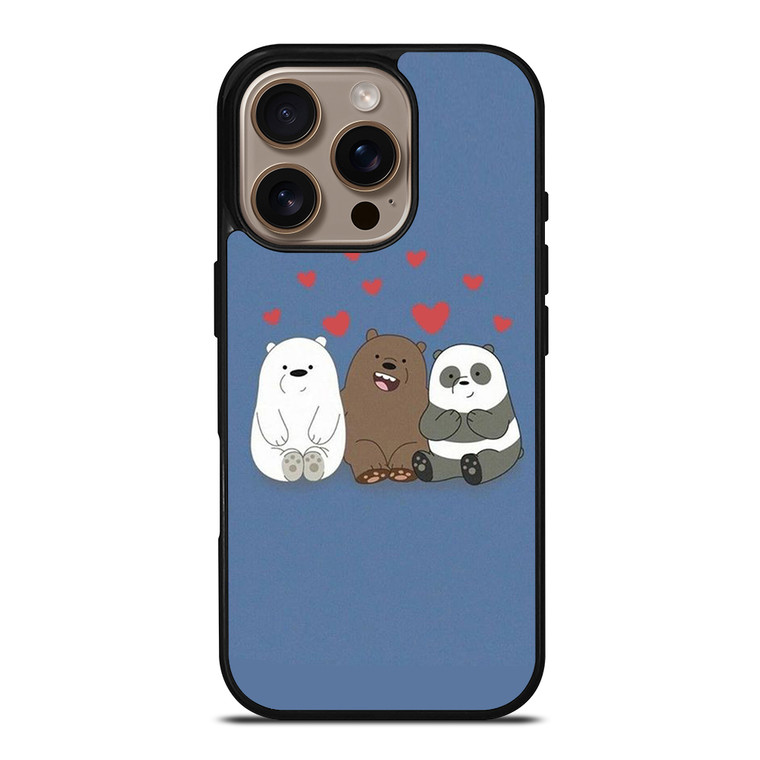 WHO WE BEAR PANDA BEAR iPhone 16 Pro Case Cover