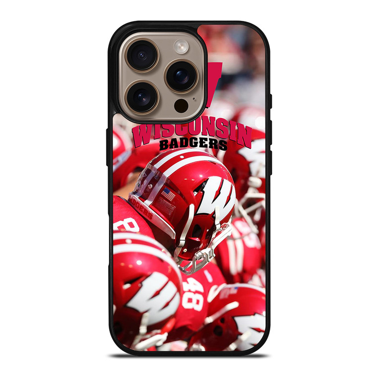 WISCONSIN BADGERS PRIDE iPhone 16 Pro Case Cover