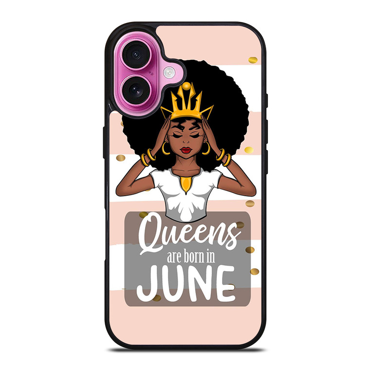 2BUNZ MELANIN POPPIN' ABA QUEEN iPhone 16 Plus Case Cover