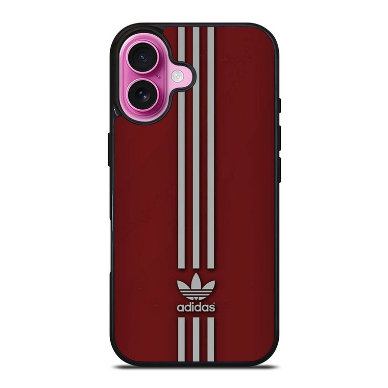 ADIDAS RED 2 iPhone 16 Plus Case Cover