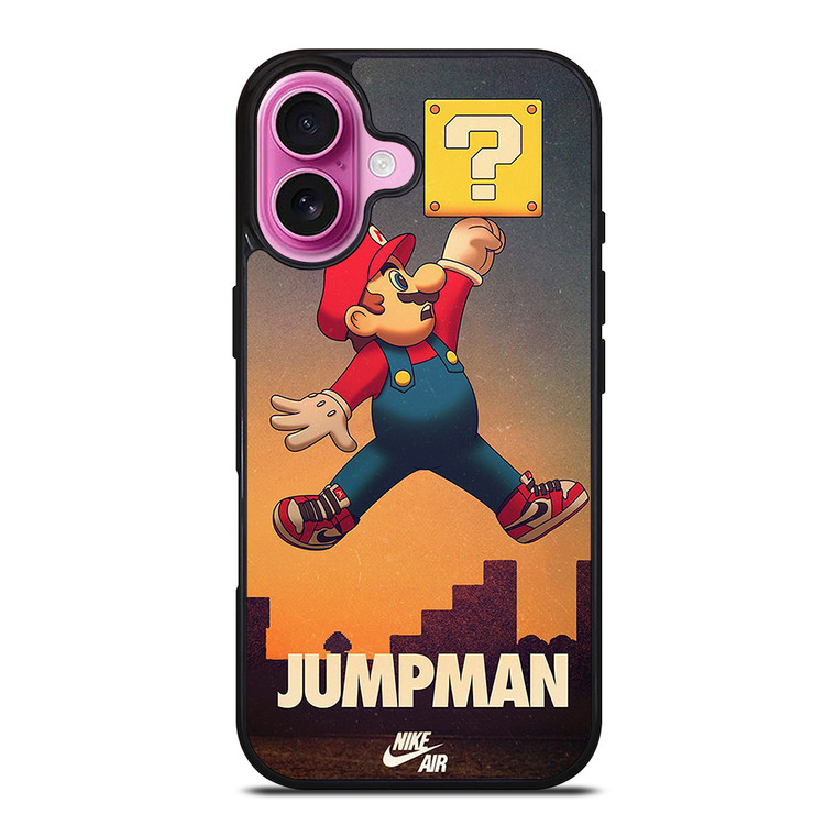 AIR JORDAN X MARIO BROS iPhone 16 Plus Case Cover