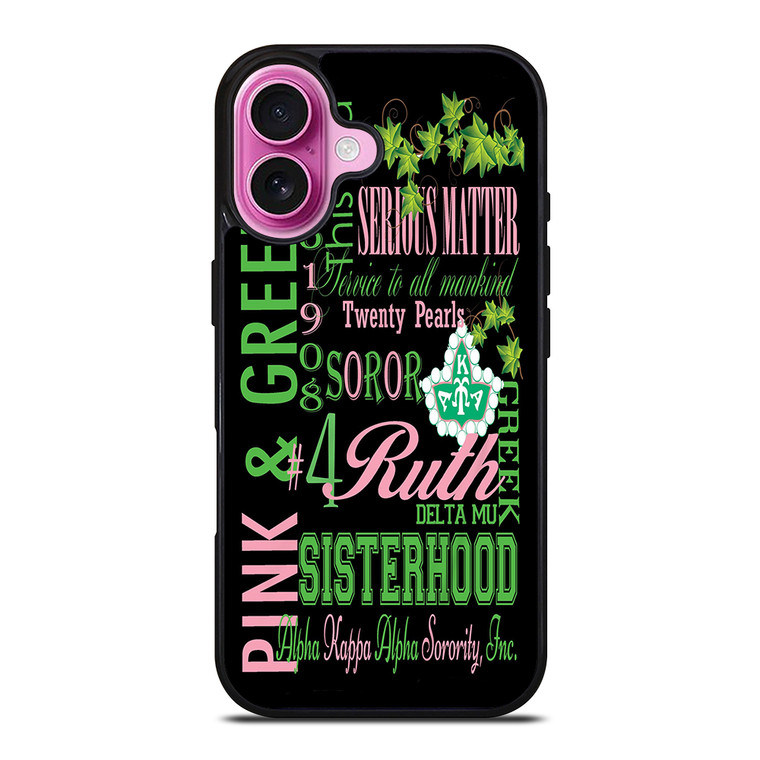 ALPHA KAPPA ALPHA 1 iPhone 16 Plus Case Cover