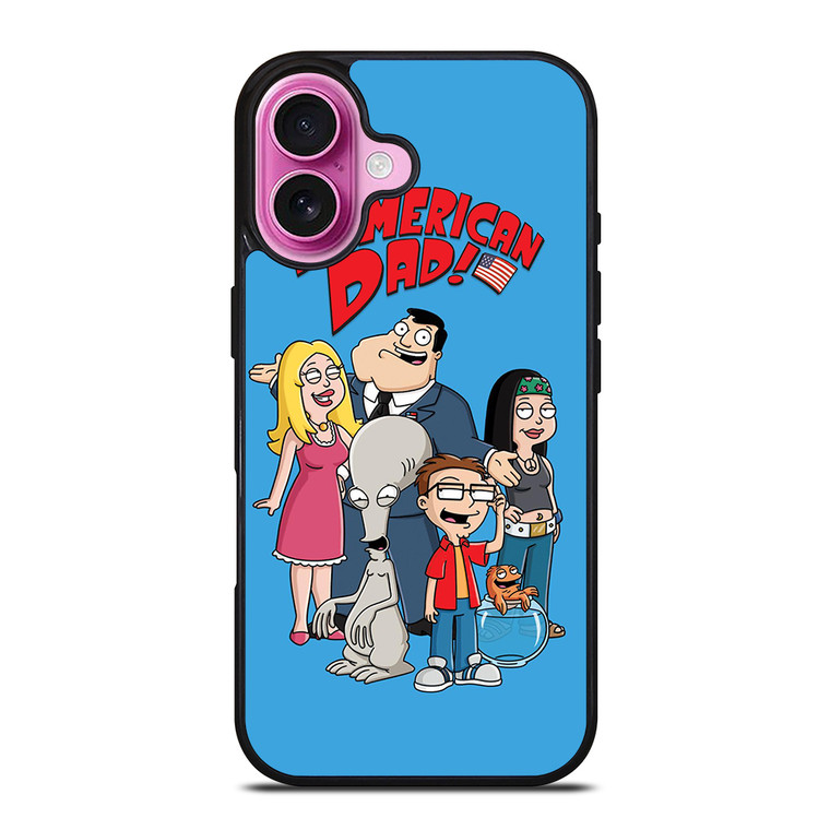 AMERICAN DAD CARTOON iPhone 16 Plus Case Cover AMERICAN DAD CARTOON iPhone 16 Plus Case Cover