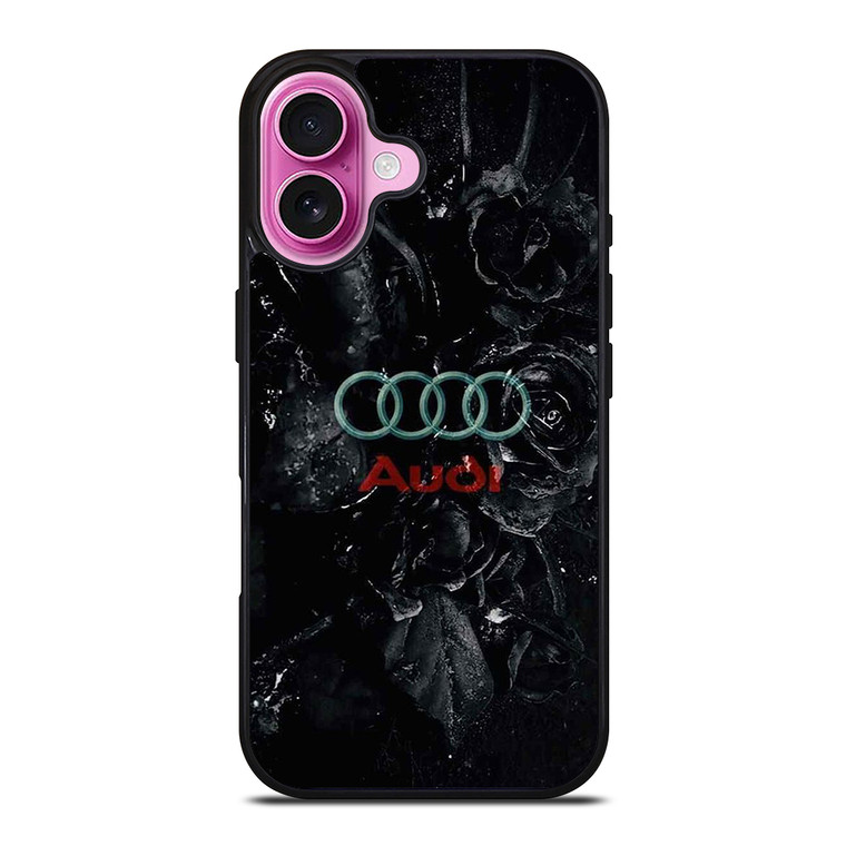 AUDI FLOWER LOGO iPhone 16 Plus Case Cover AUDI FLOWER LOGO iPhone 16 Plus Case Cover