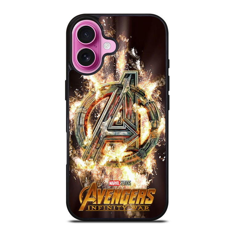 AVENGERS INFINITY WAR LOGO iPhone 16 Plus Case Cover
