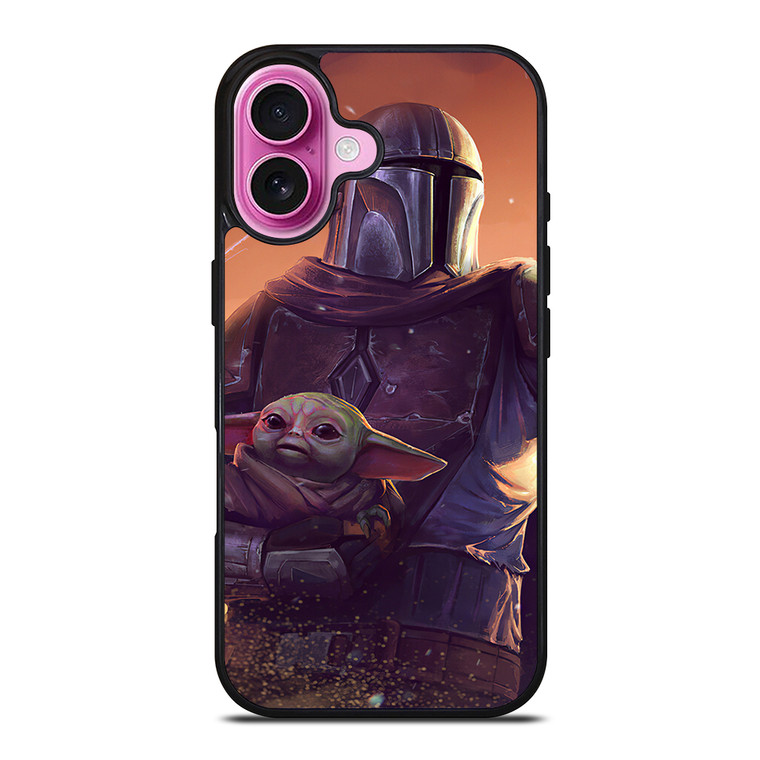 BABY YODA AND THE MANDALORIAN 1 iPhone 16 Plus Case Cover