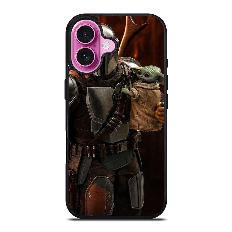 BABY YODA AND THE MANDALORIAN 3 iPhone 16 Plus Case Cover