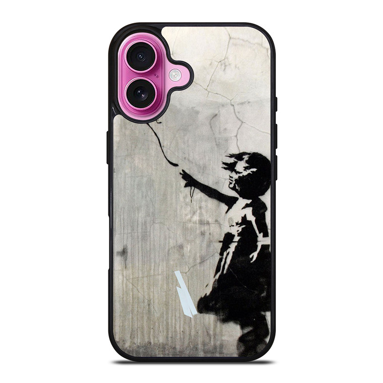 BANKSY BALLOON GIRL iPhone 16 Plus Case Cover