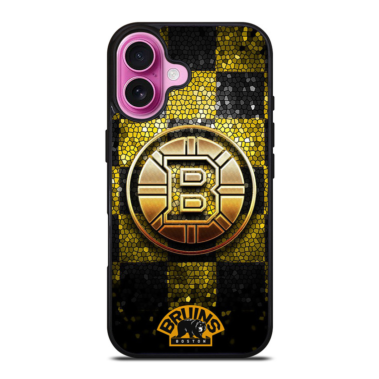 BOSTON BRUINS GOLD LOGO iPhone 16 Plus Case Cover