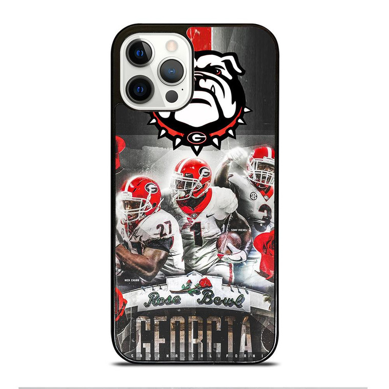 UGA GEORGIA BULLDOGS ROSE BOWL iPhone 12 Pro Case Cover