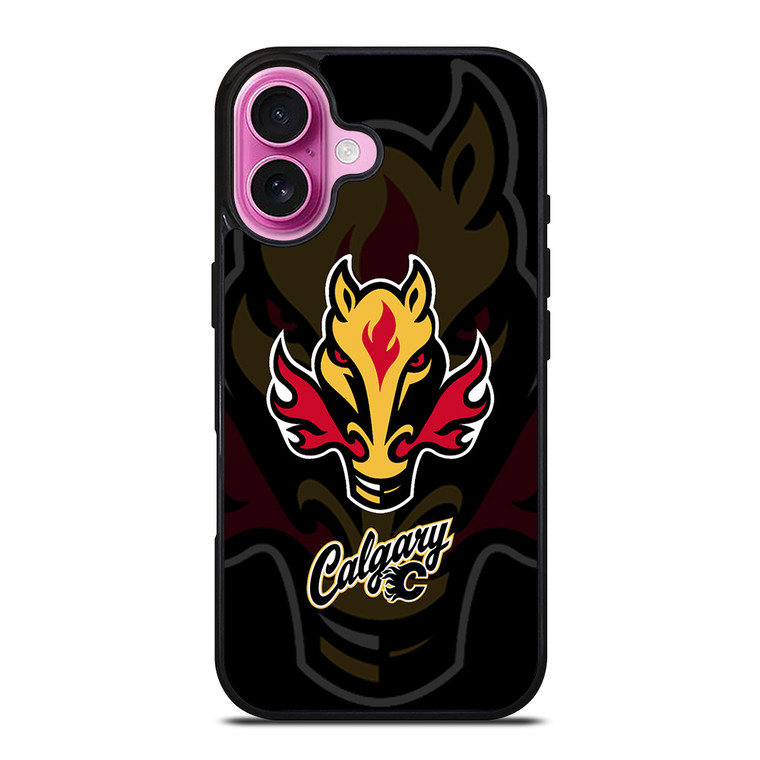 CALGARY FLAMES LOGO iPhone 16 Plus Case Cover