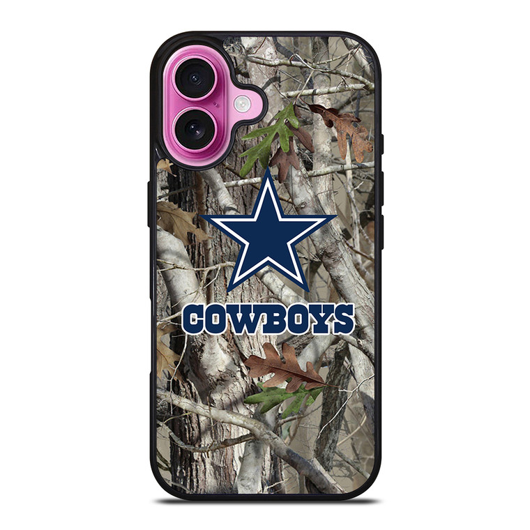 DALLAS COWBOYS TREE CAMO iPhone 16 Plus Case Cover