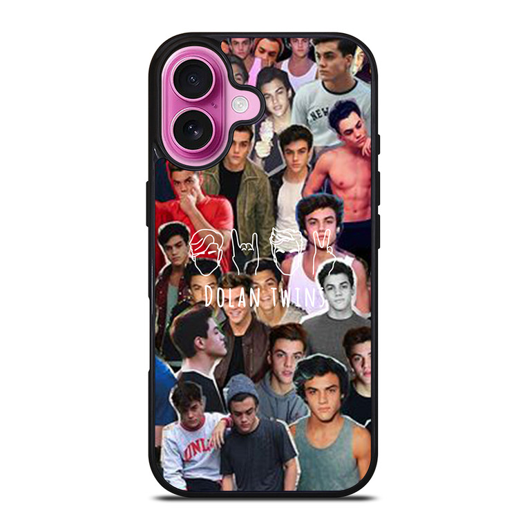DOLAN TWINS COLLAGE ART iPhone 16 Plus Case Cover