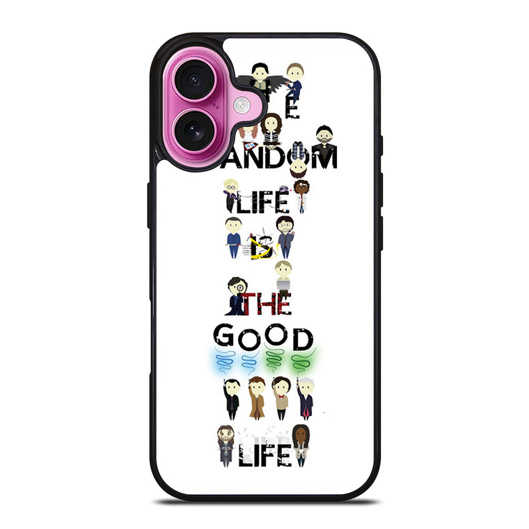 FANDOM LIFE QUOTE iPhone 16 Plus Case Cover