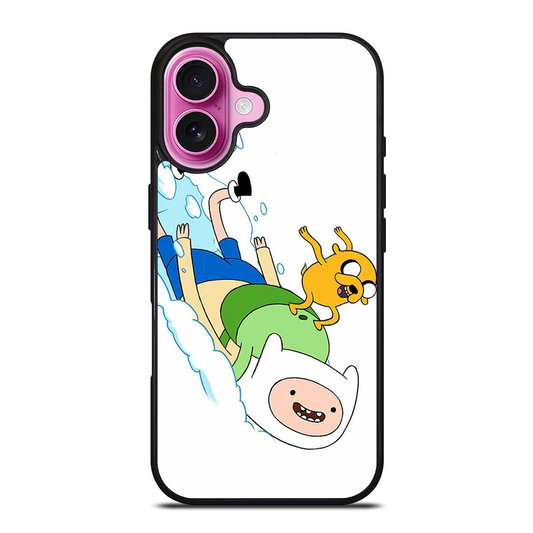 FINN AND JAKE CARTOON iPhone 16 Plus Case Cover