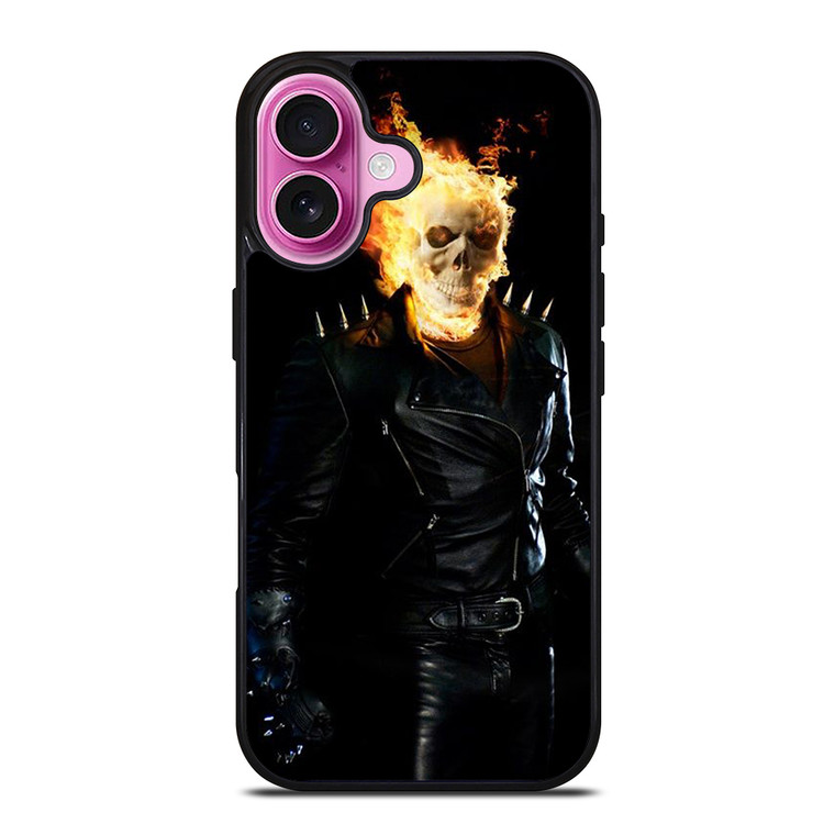 GHOST RIDER SKULL iPhone 16 Plus Case Cover