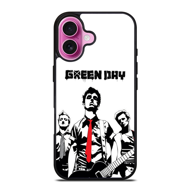 GREEN DAY BAND ART LOGO iPhone 16 Plus Case Cover