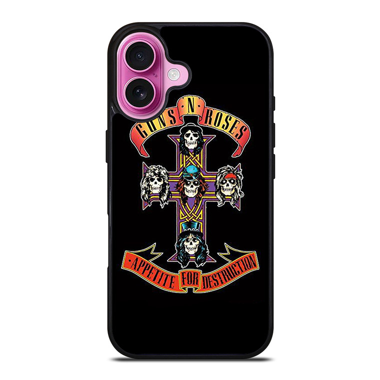 GUNS N' ROSES APPETITE LOGO iPhone 16 Plus Case Cover